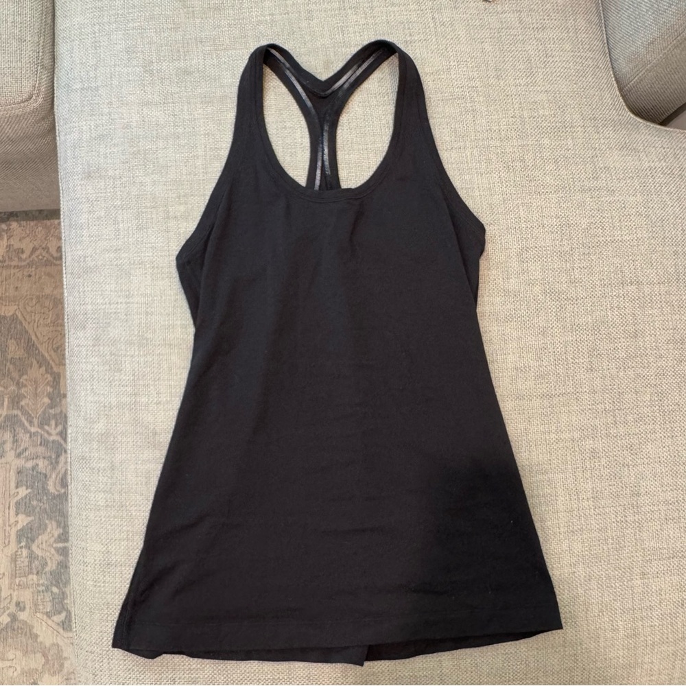 LuluLemon Black Racerback Tank Top